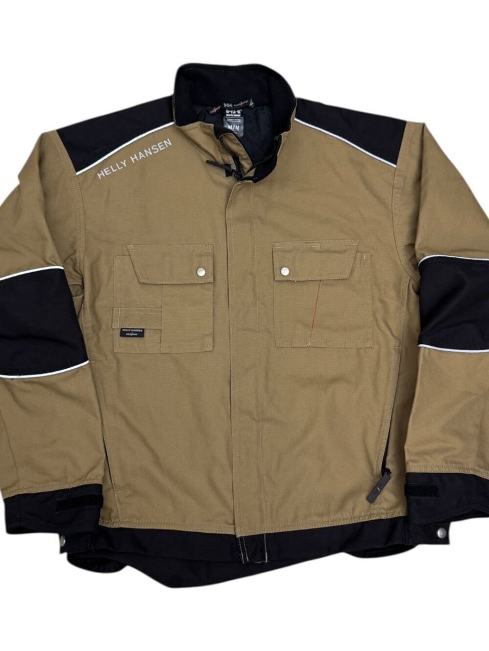 HELLY HANSEN Work Wear Canvas Casual Bomber Jacket Mens Medium